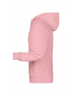 Herren Men's Zip Hoody   OCS Blended & RCS Rose-melange 8657