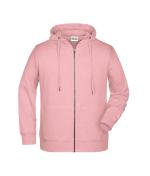 Men Men's Zip Hoody   OCS Blended & RCS Rose-melange 8657