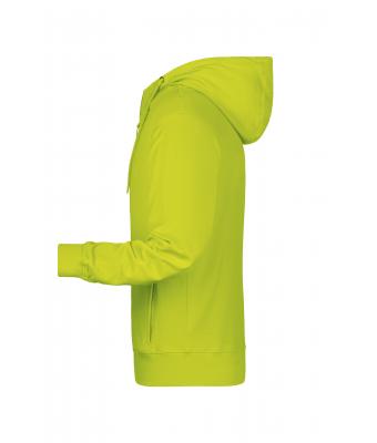 Men Men's Zip Hoody   OCS Blended & RCS Acid-yellow 8657