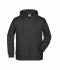 Men Men's Zip Hoody Black 8657