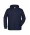 Herren Men's Zip Hoody Navy 8657