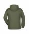 Herren Men's Zip Hoody Olive 8657