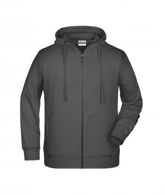 Herren Men's Zip Hoody Graphite 8657