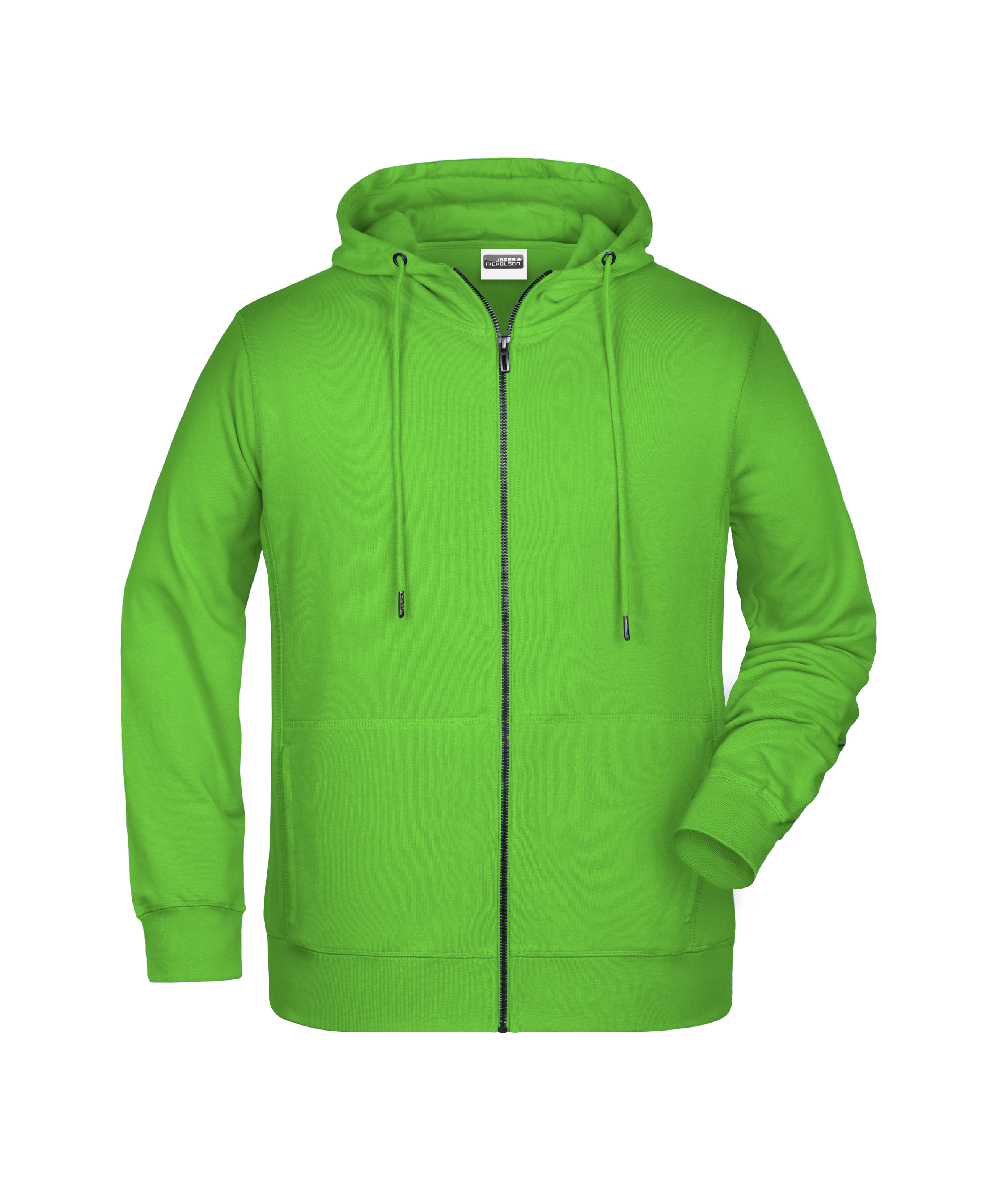 Men Men's Zip Hoody LimegreenDaiber
