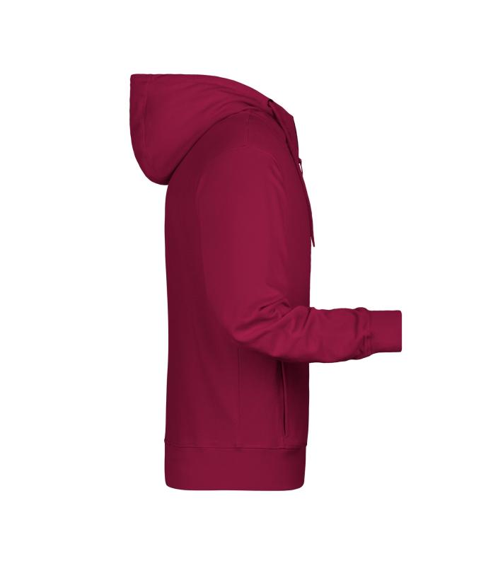 Herren Men's Zip Hoody OCS Blended & RCS Wine 8657