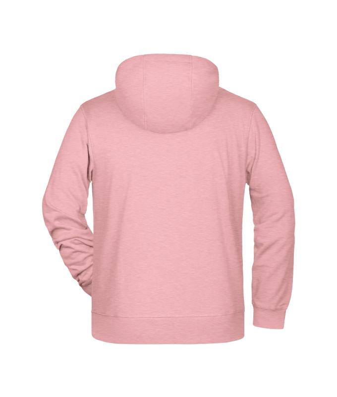 Herren Men's Zip Hoody OCS Blended & RCS Rose-melange 8657