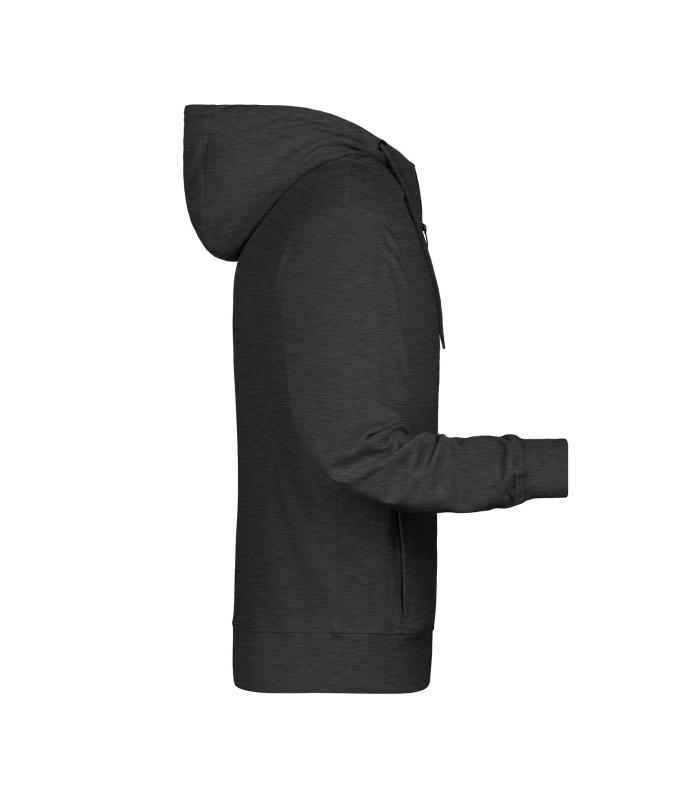Heren Men's Zip Hoody OCS Blended & RCS Zwart-heather 8657