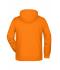 Herren Men's Zip Hoody Orange 8657