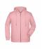 Men Men's Zip Hoody Rose-melange 8657