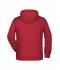 Herren Men's Zip Hoody Carmine-red-melange 8657