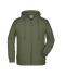 Homme Sweat-shirt zippé à capuche homme   OCS Blended & RCS Olive 8657