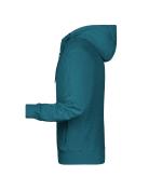 Homme Sweat-shirt zippé à capuche homme   OCS Blended & RCS Pétrole-mélange 8657