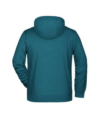 Homme Sweat-shirt zippé à capuche homme   OCS Blended & RCS Pétrole-mélange 8657