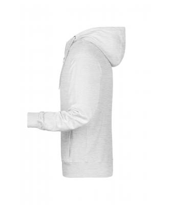 Homme Sweat-shirt zippé à capuche homme   OCS Blended & RCS Gris chiné clair 8657