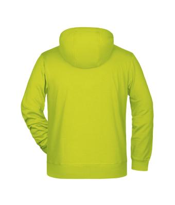 Homme Sweat-shirt zippé à capuche homme   OCS Blended & RCS Jaune-acide 8657