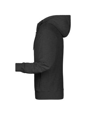 Homme Sweat-shirt zippé à capuche homme   OCS Blended & RCS Noir-chiné 8657