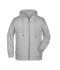 Homme Sweat-shirt zippé à capuche homme   OCS Blended & RCS Gris-chiné 8657