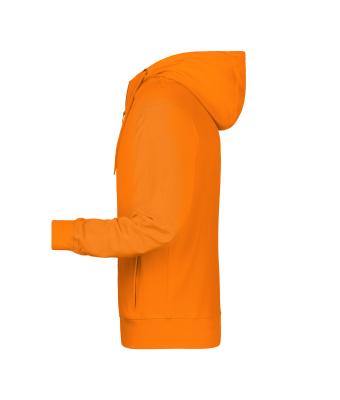 Homme Sweat-shirt zippé à capuche homme   OCS Blended & RCS Orange 8657