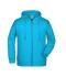 Homme Sweat-shirt zippé à capuche homme   OCS Blended & RCS Turquoise 8657