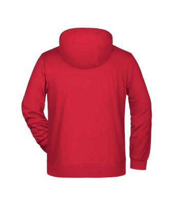 Homme Sweat-shirt zippé à capuche homme   OCS Blended & RCS Rouge 8657