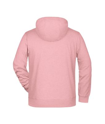 Homme Sweat-shirt zippé à capuche homme   OCS Blended & RCS Rose-mélange 8657