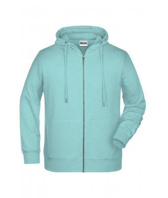 Homme Sweat-shirt zippé à capuche homme Glacier-mélange 8657