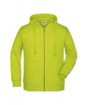 Homme Sweat-shirt zippé à capuche homme Jaune-acide 8657