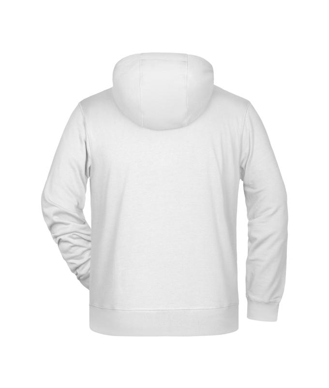 Homme Sweat-shirt zippé à capuche homme OCS Blended & RCS Blanc 8657