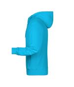 Homme Sweat-shirt zippé à capuche homme OCS Blended & RCS Turquoise 8657