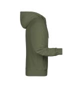 Homme Sweat-shirt zippé à capuche homme OCS Blended & RCS Olive 8657