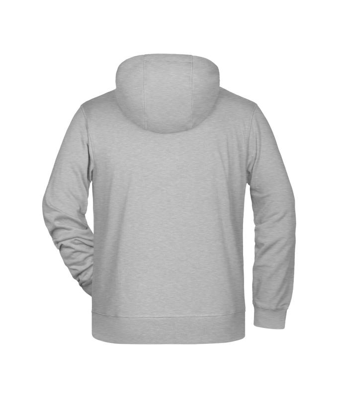 Homme Sweat-shirt zippé à capuche homme OCS Blended & RCS Gris-chiné 8657