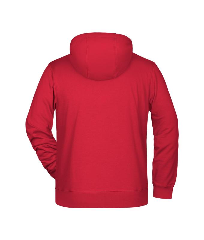 Homme Sweat-shirt zippé à capuche homme OCS Blended & RCS Rouge 8657