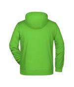 Homme Sweat-shirt zippé à capuche homme OCS Blended & RCS Vert-citron 8657