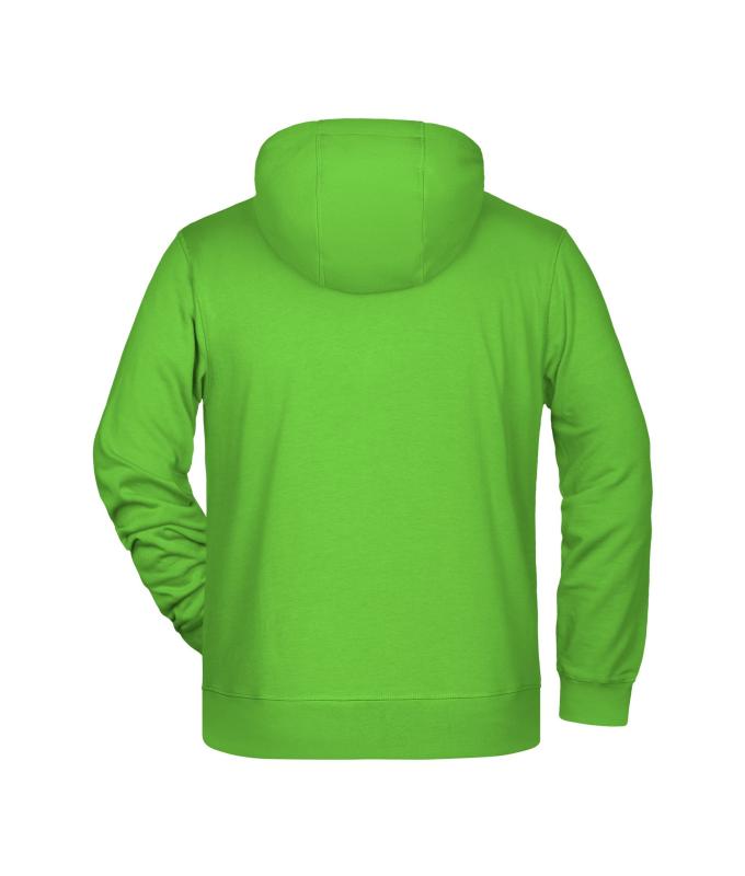 Homme Sweat-shirt zippé à capuche homme OCS Blended & RCS Vert-citron 8657