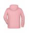 Homme Sweat-shirt zippé à capuche homme Rose-mélange 8657