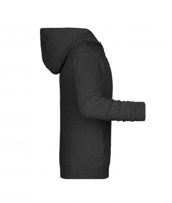 Kids Children's Zip Hoody   OCS Blended & RCS Black-heather 8658