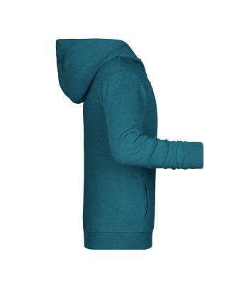 Kinderen Children's Zip Hoody   OCS Blended & RCS Petrol-melange 8658