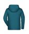 Kinderen Children's Zip Hoody   OCS Blended & RCS Petrol-melange 8658