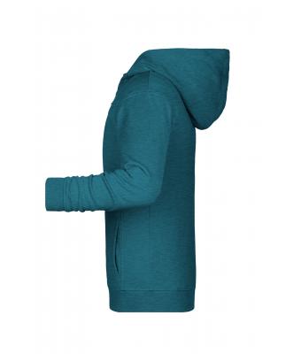 Kids Children's Zip Hoody   OCS Blended & RCS Petrol-melange 8658