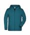Kinderen Children's Zip Hoody   OCS Blended & RCS Petrol-melange 8658