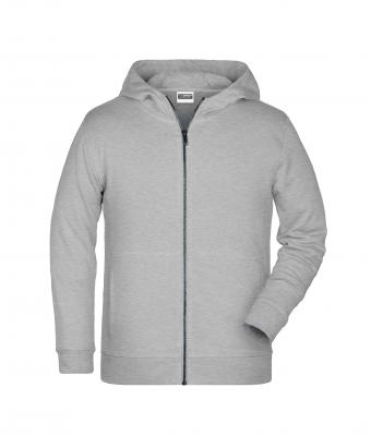 Kids Children's Zip Hoody   OCS Blended & RCS Grey-heather 8658