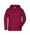 Kinderen Children's Zip Hoody   OCS Blended & RCS Wijnrood 8658