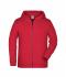 Kinderen Children's Zip Hoody   OCS Blended & RCS Rood 8658