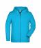 Kids Children's Zip Hoody   OCS Blended & RCS Turquoise 8658