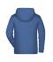 Kids Children's Zip Hoody Light-denim-melange 8658