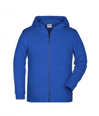 Kids Children's Zip Hoody Ink-melange 8658