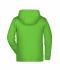 Kids Children's Zip Hoody Lime-green 8658