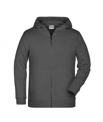 Kids Children's Zip Hoody Graphite 8658