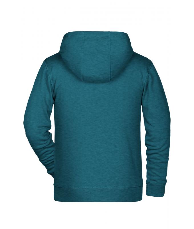 Kinder Children's Zip Hoody OCS Blended & RCS Petrol-melange 8658