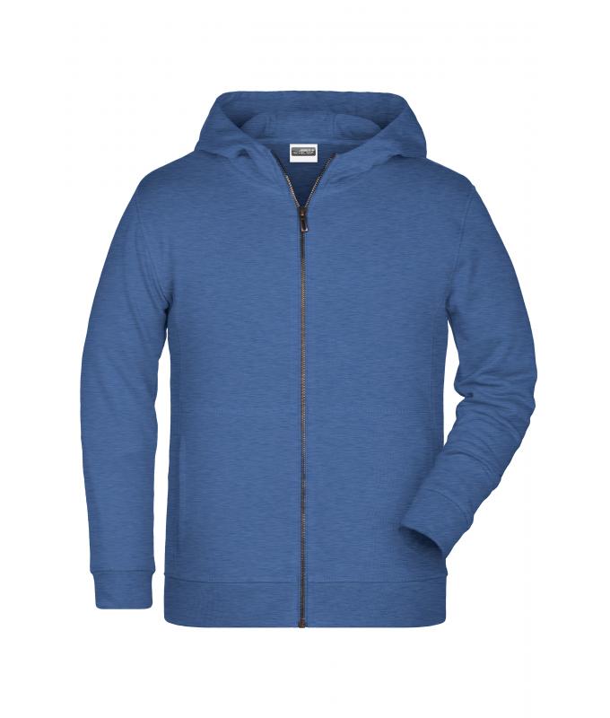 Kinderen Children's Zip Hoody OCS Blended & RCS Lichtdenim-melange 8658